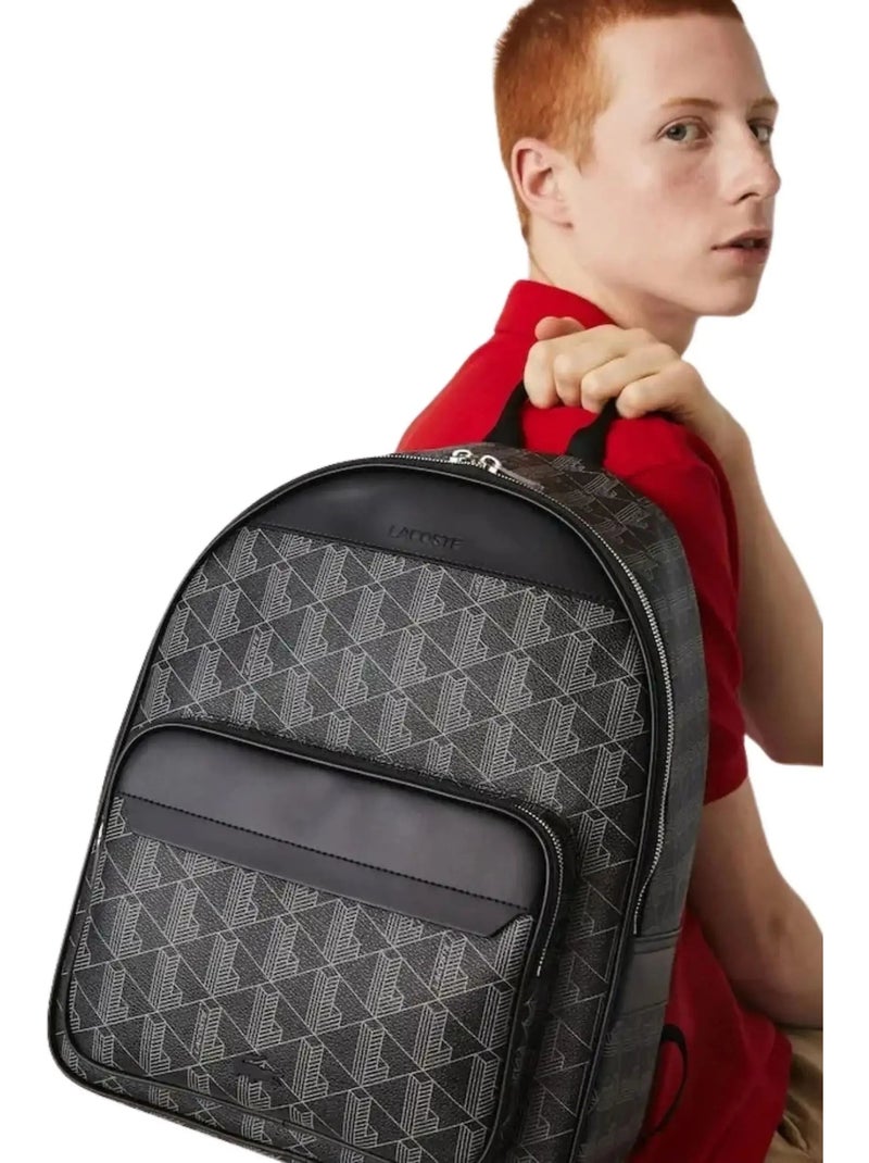 Lacoste Sac à dos Monogramme The Blend Noir - Kiabi