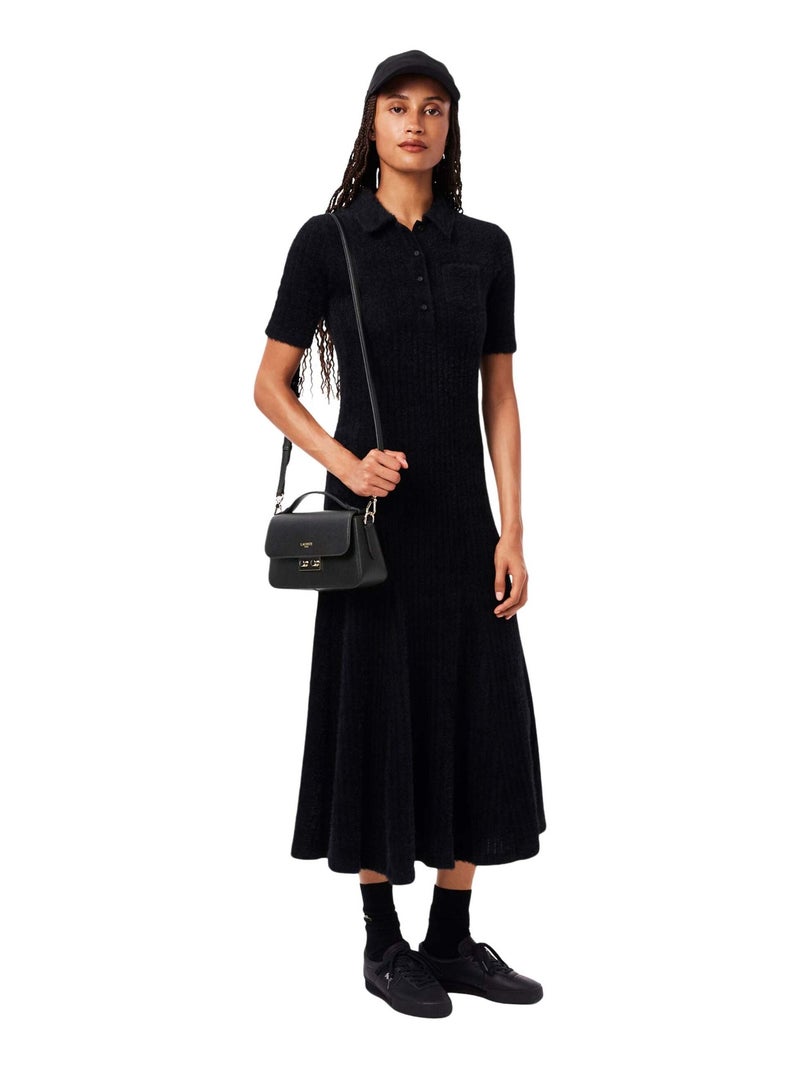 Lacoste Sac Bandoulière Champs Elysees Noir - Kiabi