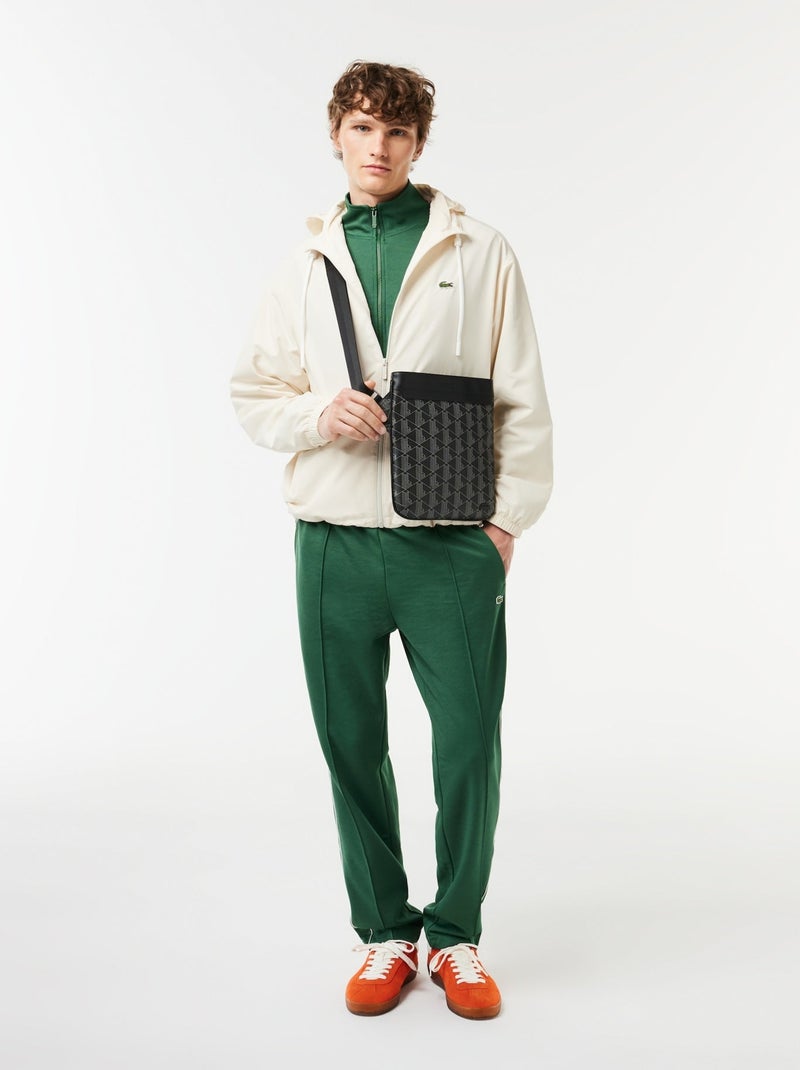 Lacoste Sacoche Bandoulière The Blend Monogramme Noir - Kiabi