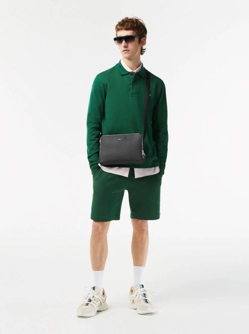 Lacoste Sacoche cuir homme Chantaco - Kiabi
