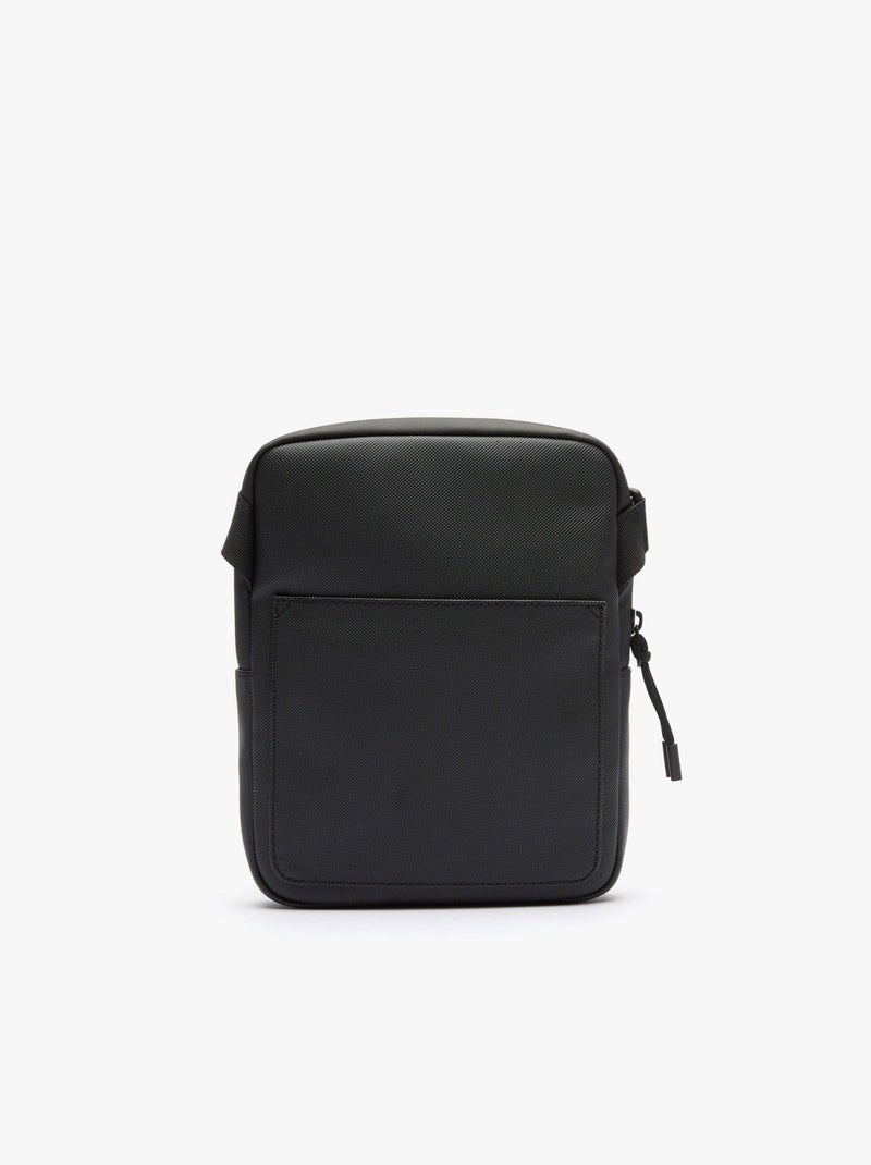 Lacoste Sacoche Homme zippé LCST Noir - Kiabi
