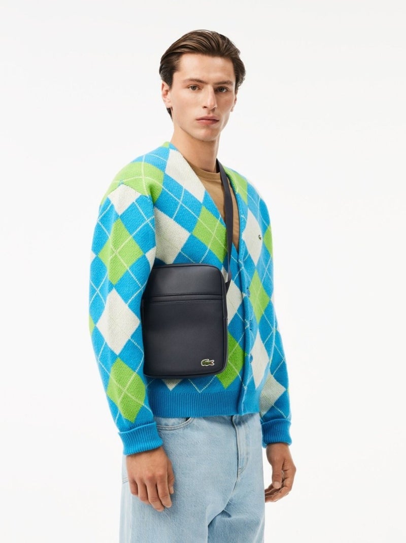 Lacoste Sacoche Lcst Homme Eclipse Bleu - Kiabi