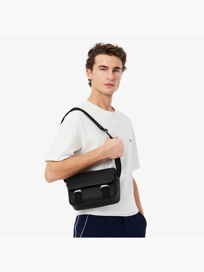 Lacoste Sacoche Men'S Classic Homme Noir - Kiabi