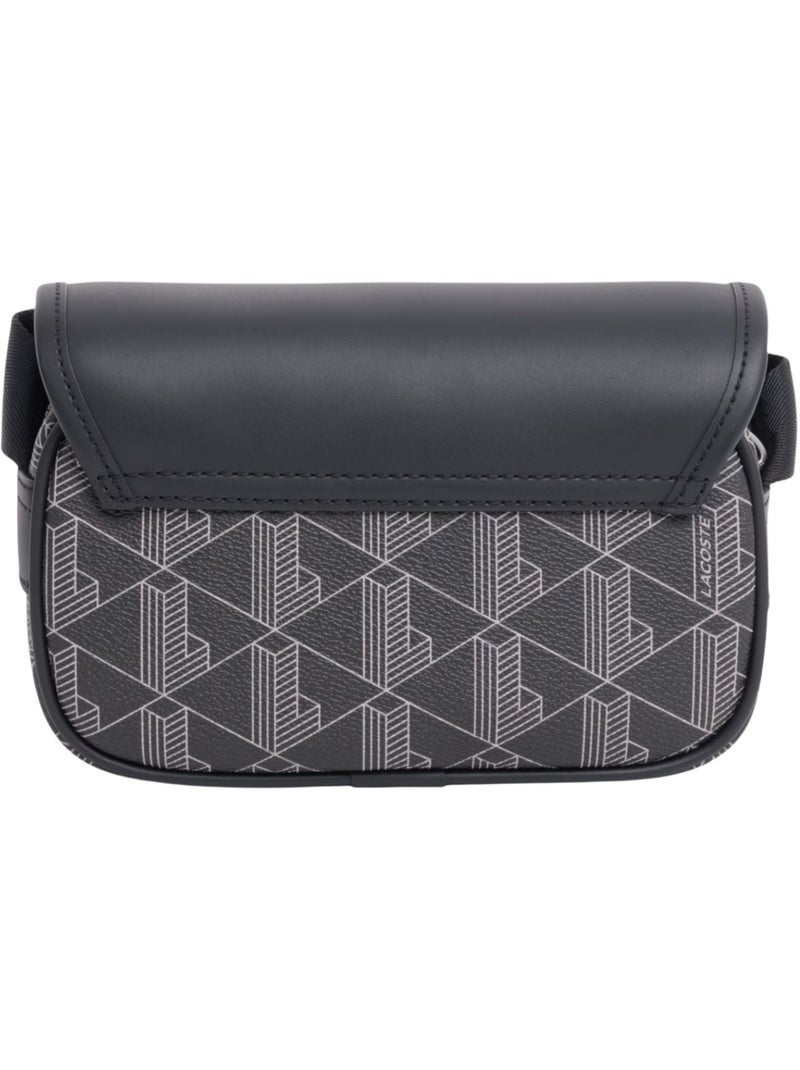 Lacoste Sacoche messenger à Rabat The Blend  Gris Noir - Kiabi