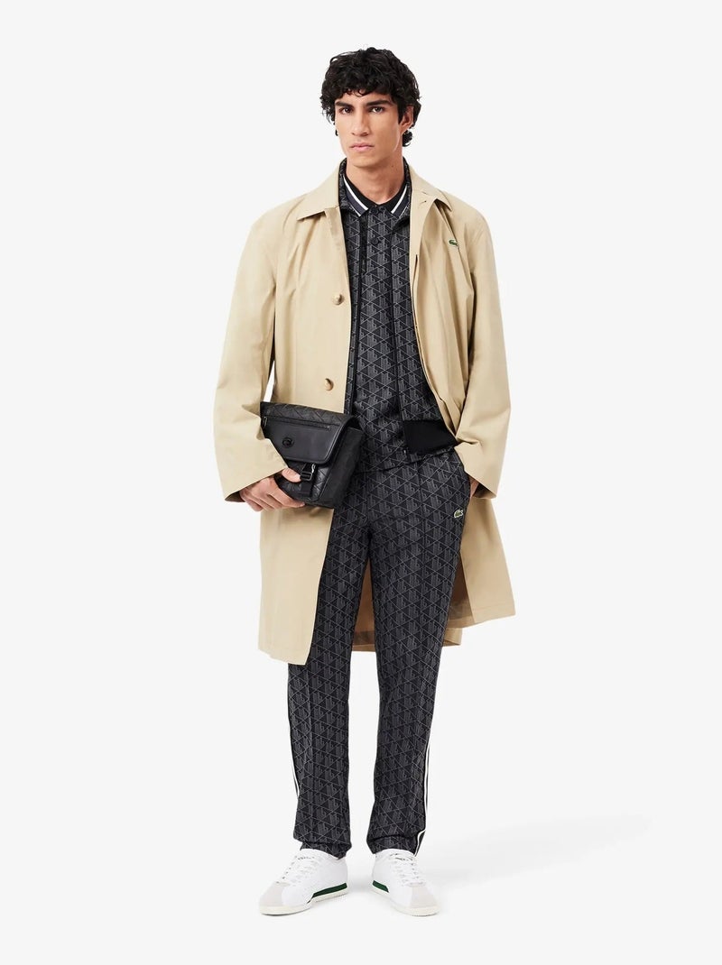 Lacoste Sacoche Nomogramme Homme Noir - Kiabi