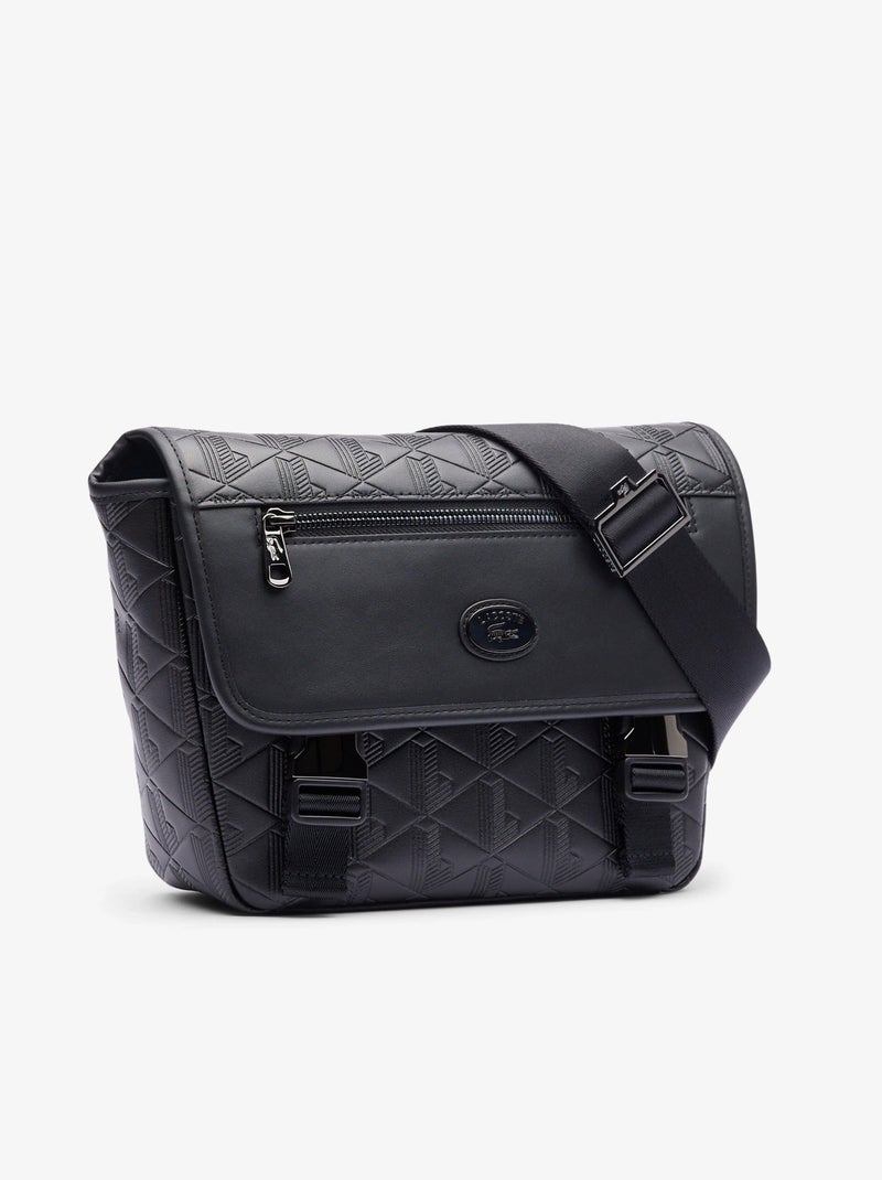 Lacoste Sacoche Nomogramme Homme Noir - Kiabi