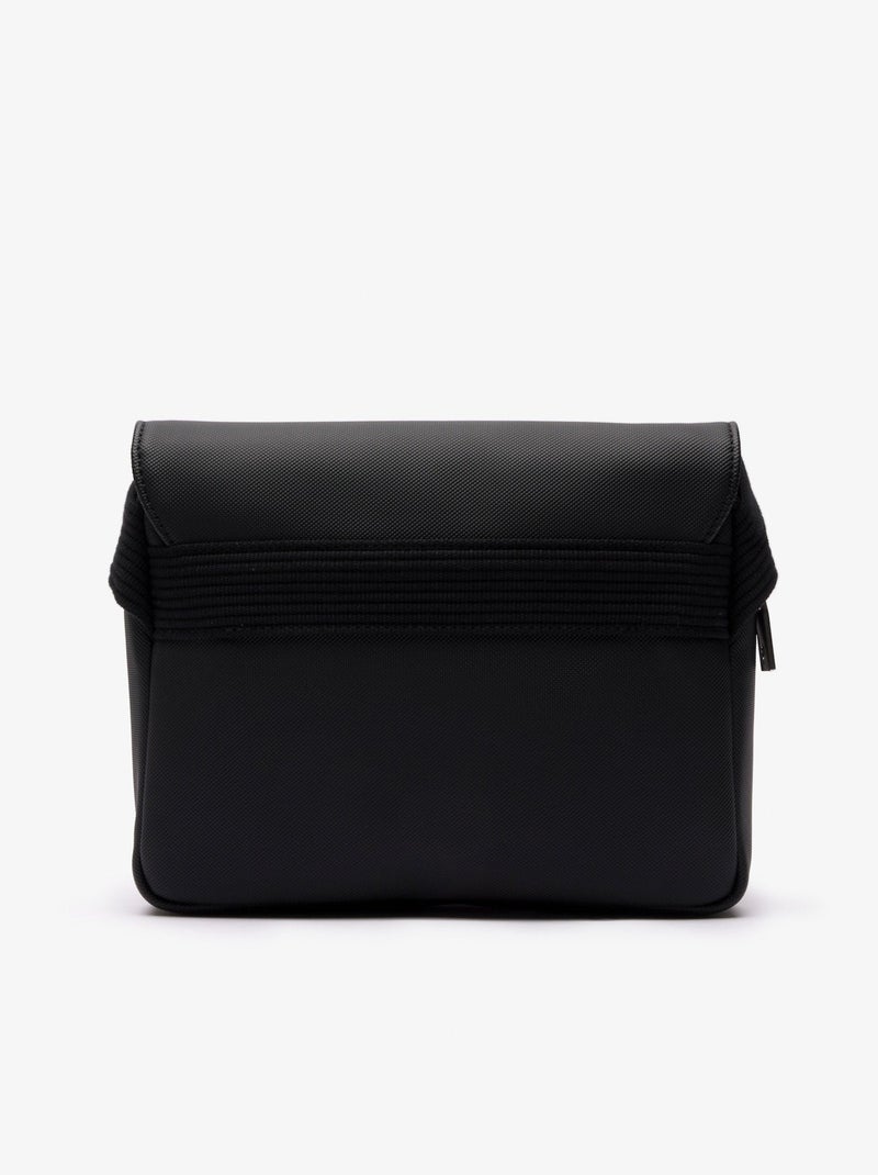 Lacoste Sacoche rabat Men's Classic Noir - Kiabi