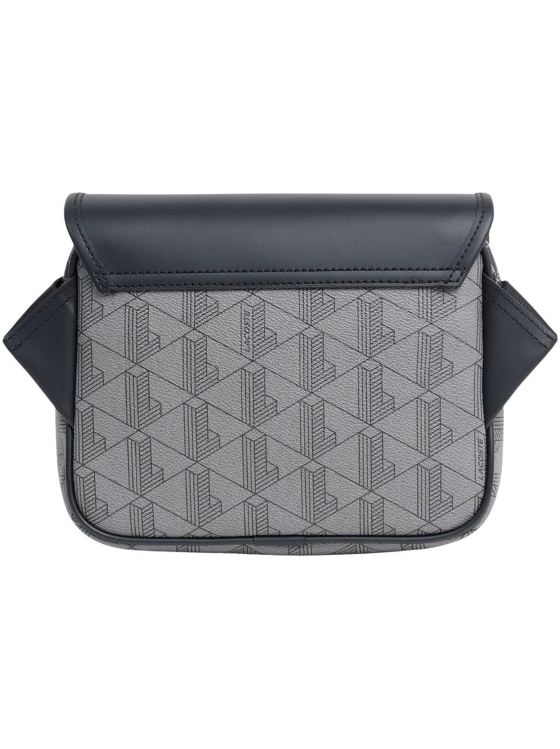 Lacoste Sacoche The Blend Mono  Gris Noir - Kiabi