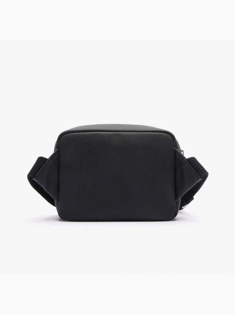 Lacoste Sacoche zippée Men's Classic Noir - Kiabi