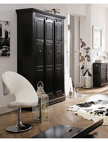 Lady's Smock, Sticker mural fleurs couleurs marrons - 50x70 cm