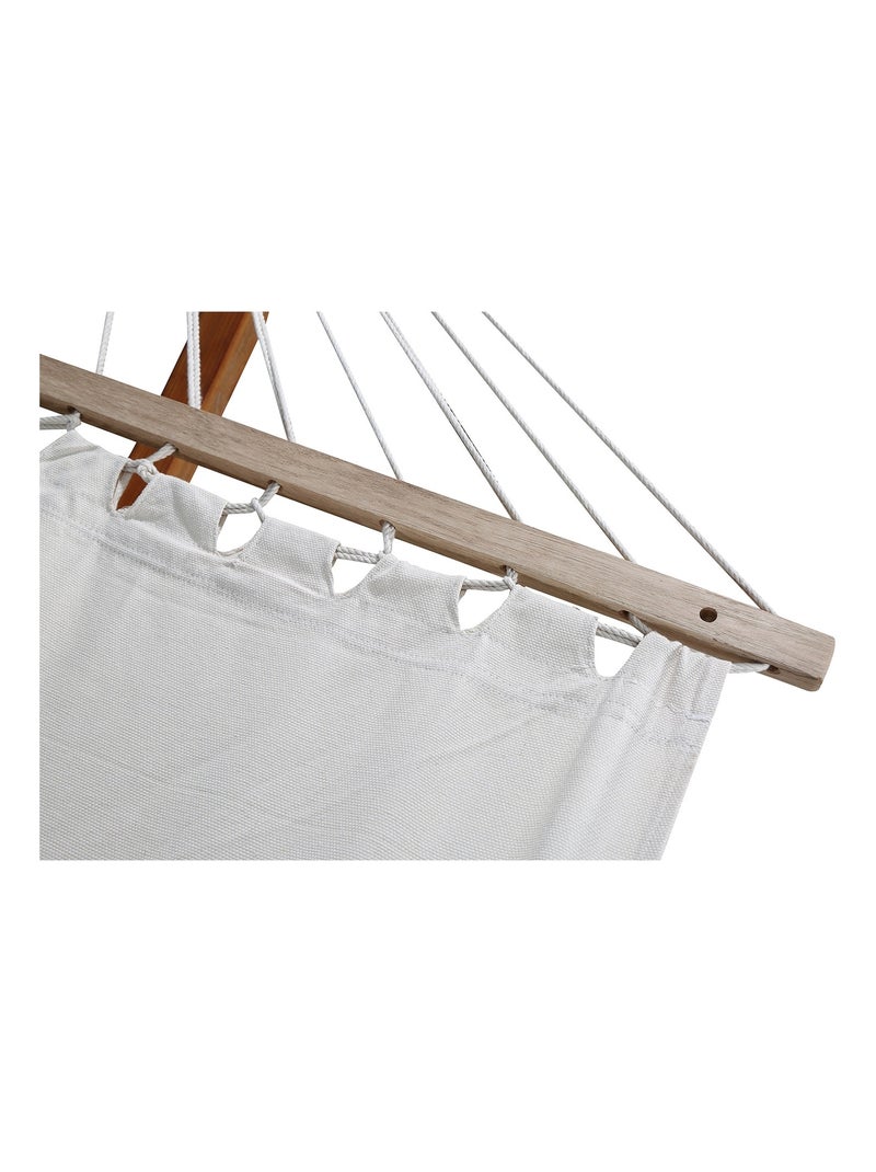 LAGOA Hamac sur support 3,15 m en bois écru Ecru - Kiabi