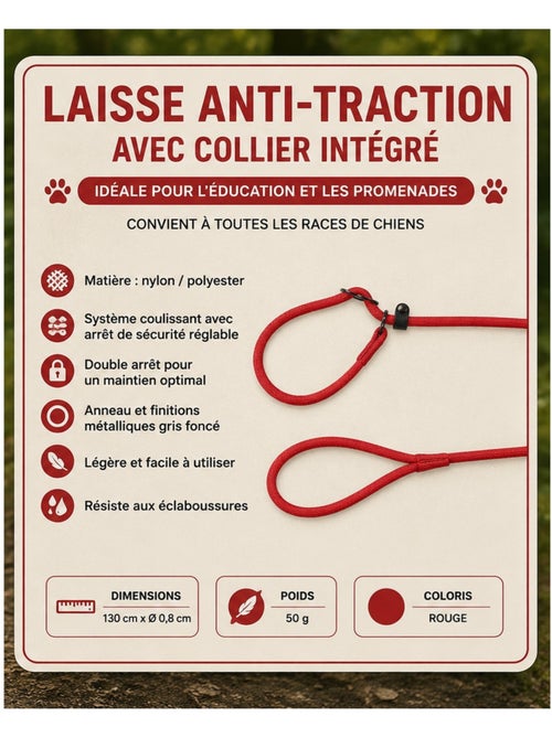 Laisse anti-traction Aiden - Kiabi