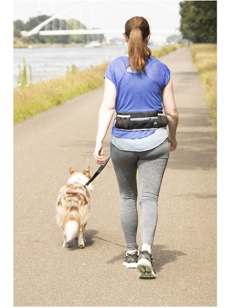 Laisse de Jogging pour Chien avec Ceinture Ventrale bleu Bleu - Kiabi