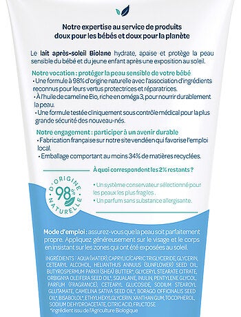 Lait après-soleil 100ml