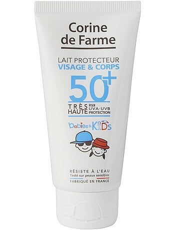 Lait protecteur visage et corps spf50+ babies & kids