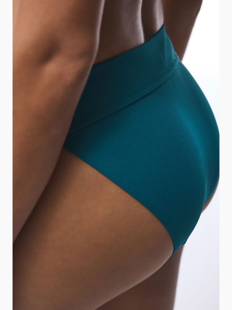 Lal bas de bikini à liens penti Bleu canard - Kiabi