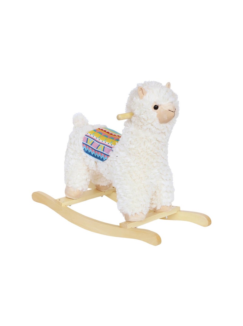 Lama à bascule pour enfant Côme Blanc - Kiabi