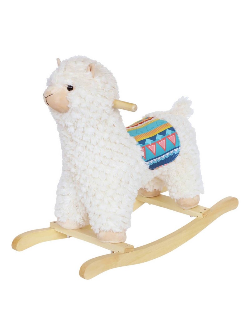 Lama à bascule pour enfant Côme Blanc - Kiabi