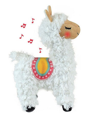 Lama PELUCHE MUSICALE & LUMINEUSE 6- H27cm