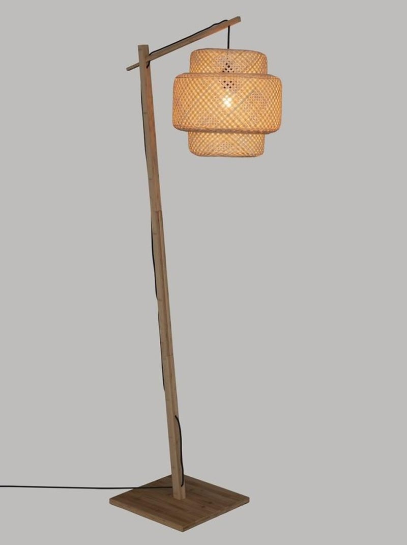 Lampadaire arc Liby naturel H173 Beige - Kiabi