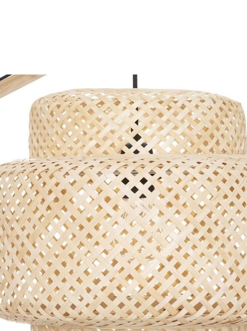 Lampadaire arc Liby naturel H173 Beige - Kiabi