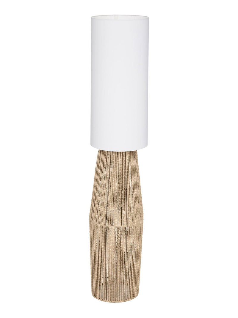 Lampadaire bi matières Beige - Kiabi