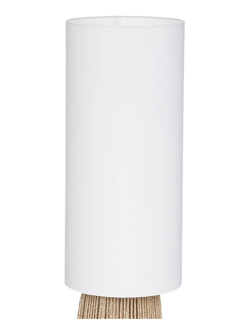 Lampadaire bi matières Beige - Kiabi