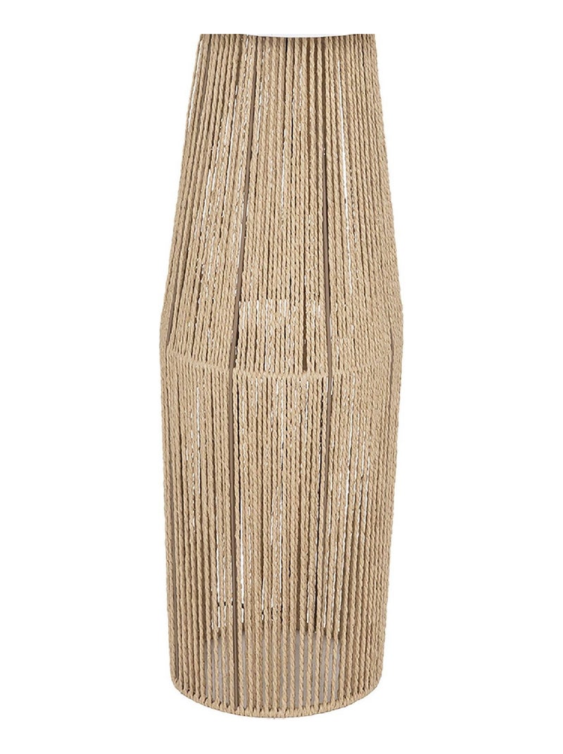 Lampadaire bi matières Beige - Kiabi