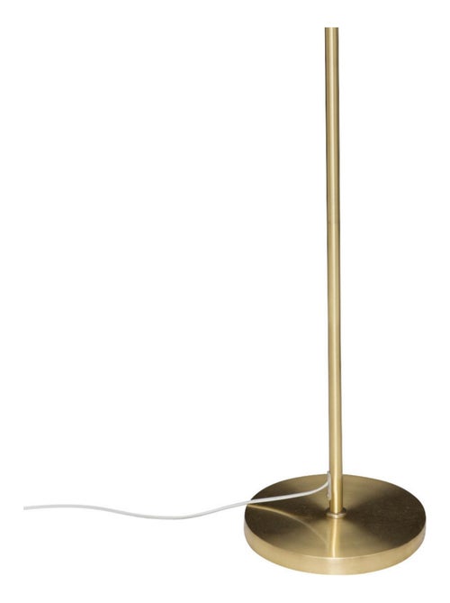 Lampadaire doré avec abat-jour en coton - Kiabi Lampadaire doré avec abat-jour en coton - Kiabi