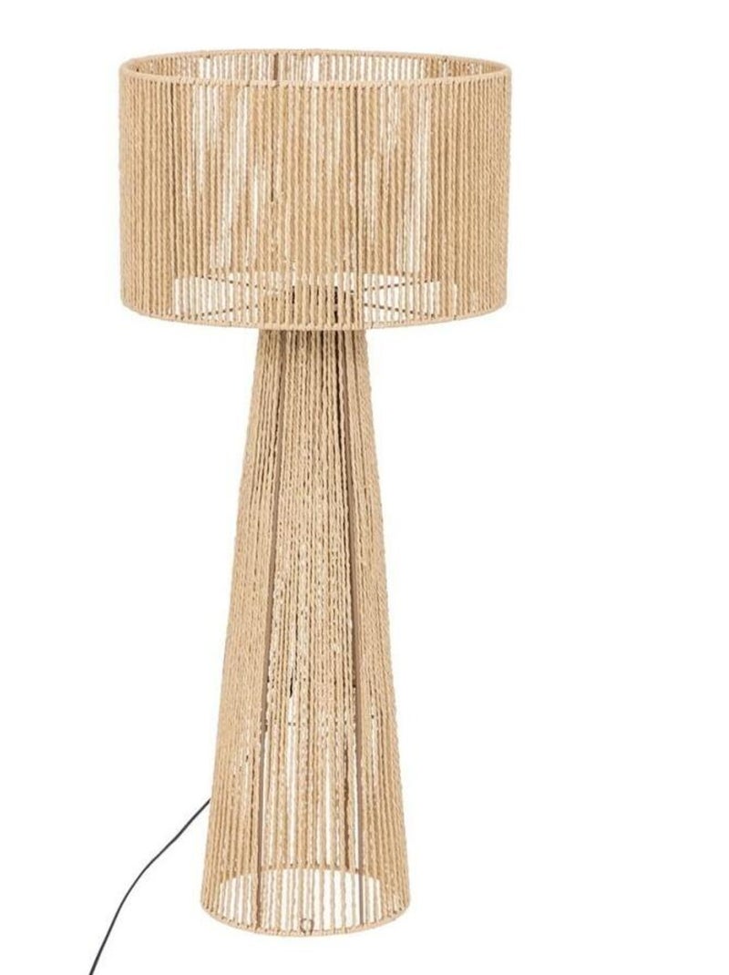 Lampadaire droit Adria naturel H97 Beige - Kiabi