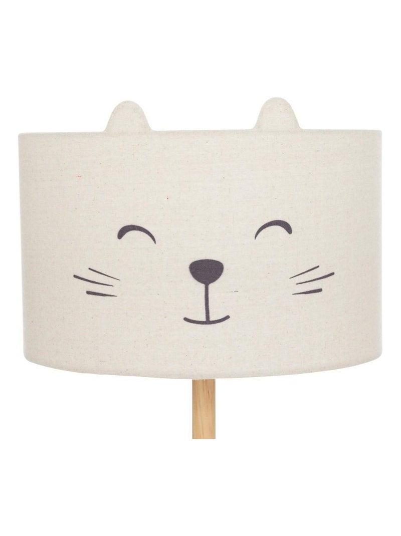 Lampadaire droit Chat Felix H154 Beige - Kiabi