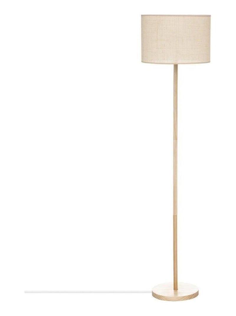 Lampadaire droit Della naturel H149.5 Beige - Kiabi