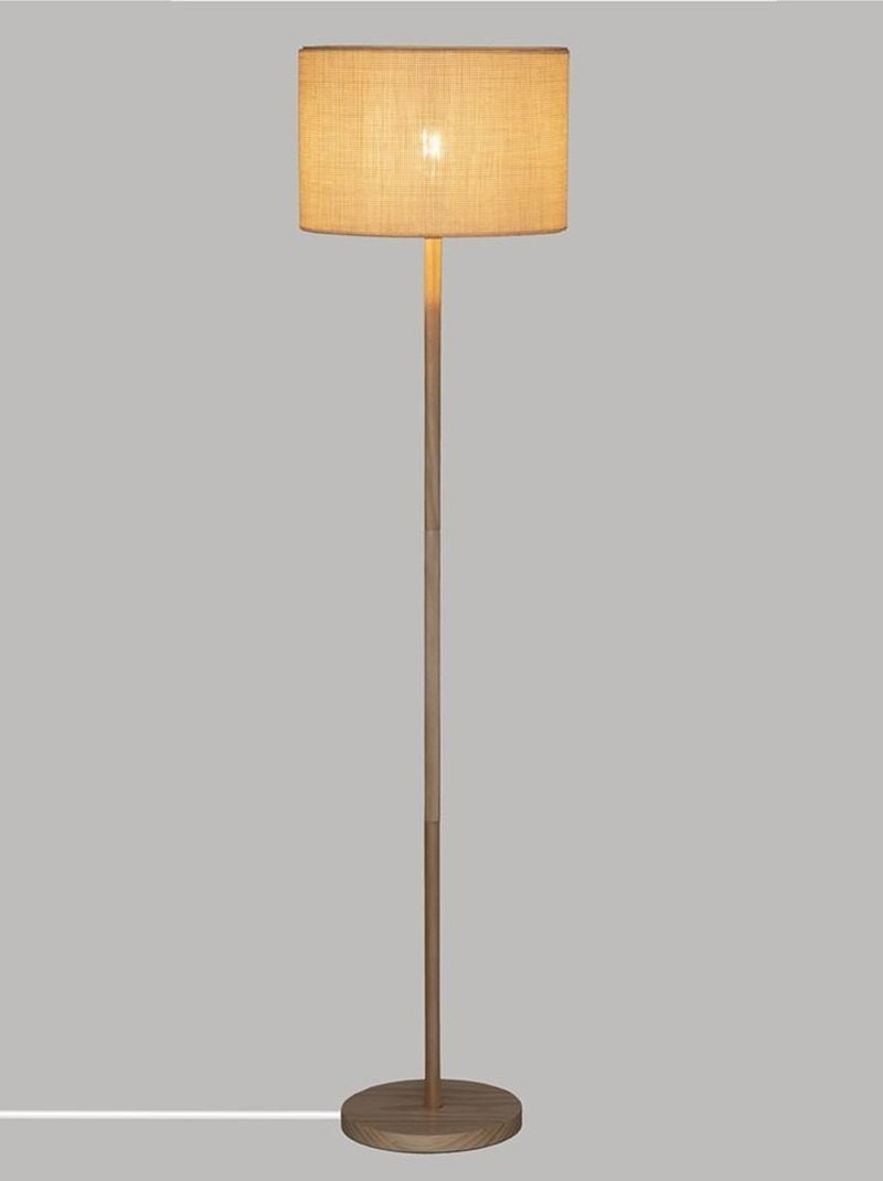 Lampadaire droit Della naturel H149.5 Beige - Kiabi
