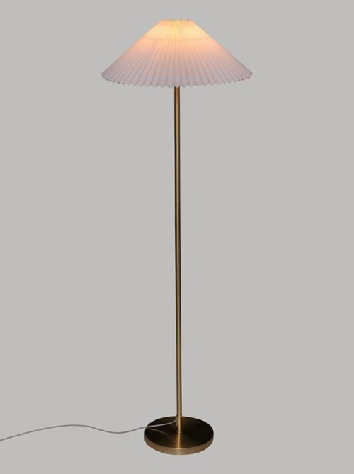 Lampadaire droit Jil doré H150 - Kiabi Lampadaire droit Jil doré H150 - Kiabi