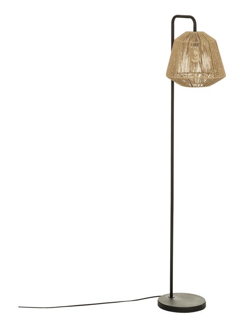 Lampadaire droit métal et cordes - Kiabi