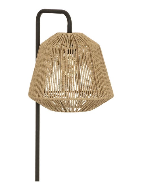 Lampadaire droit métal et cordes - Kiabi