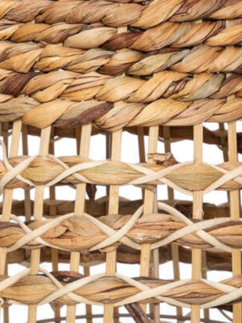 Lampadaire en jacinthe naturel Beige - Kiabi