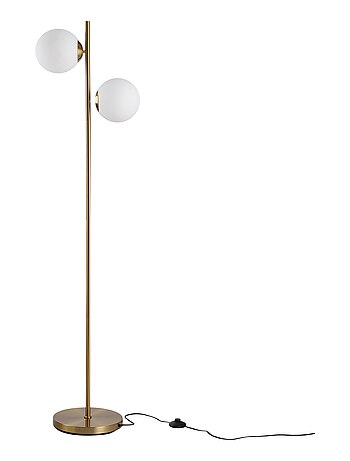 Lampadaire en métal 2 abat-jours