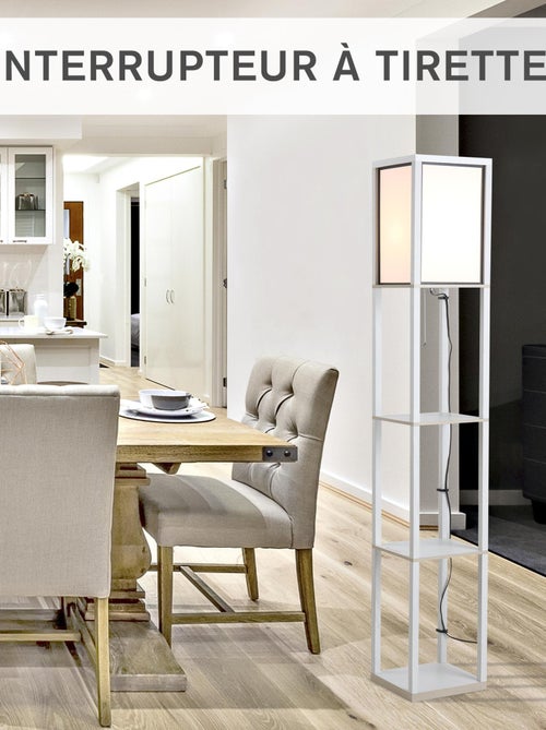 Lampadaire étagères - Kiabi