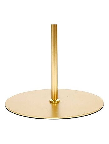 Lampadaire métal tissu noir Aurelia H143