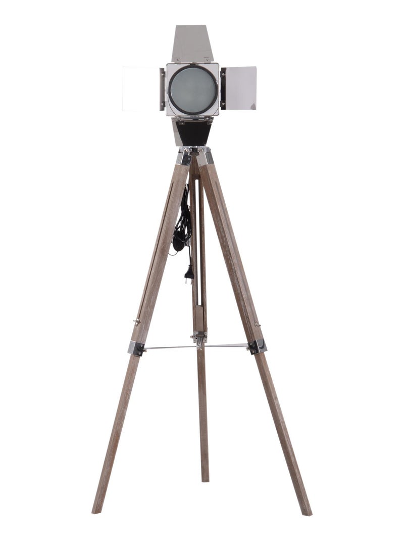 Lampadaire trépied projecteur Gris - Kiabi