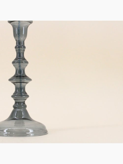 Lampe à huile chandelier en verre soufflé 32cm - Kiabi