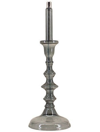 Lampe à huile chandelier en verre soufflé 34cm