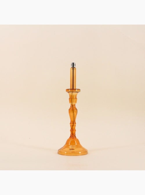 Lampe à huile chandelier en verre soufflé 34cm - Kiabi Lampe à huile chandelier en verre soufflé 34cm - Kiabi