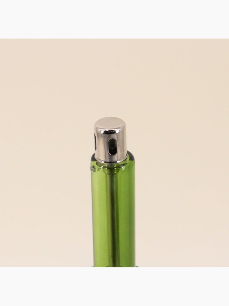 Lampe à huile chandelier en verre soufflé 34cm Vert - Kiabi