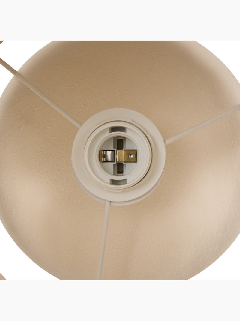 Lampe à poser abat-jour cylindrique base céramique obine Beige - Kiabi