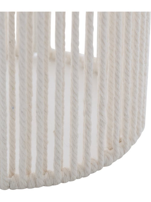 Lampe à poser acier coton MIRIA - Kiabi Lampe à poser acier coton MIRIA - Kiabi