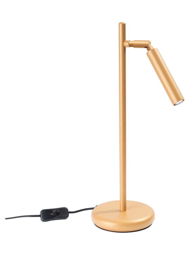 Lampe à poser Acier Doré G9 1 Pastelo Jaune - Kiabi
