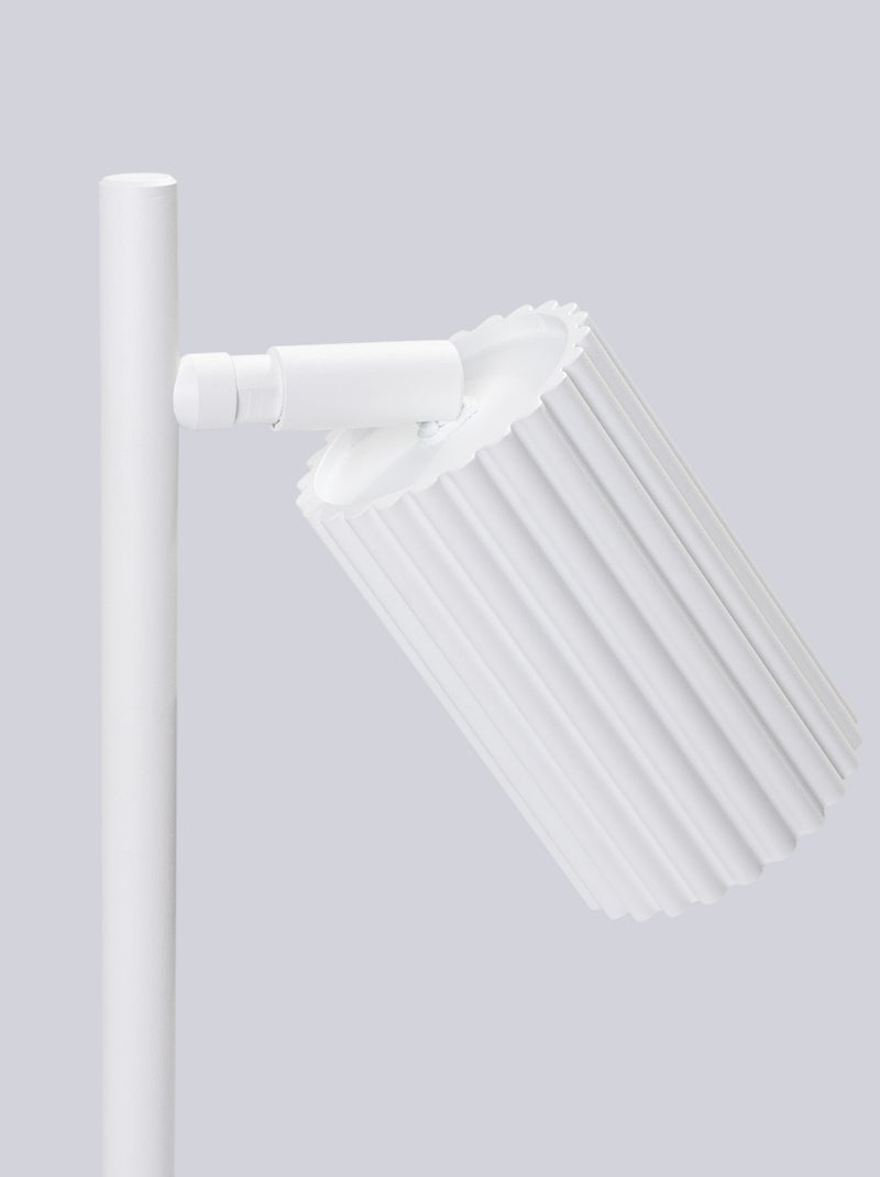 Lampe à poser Aluminium Blanc GU10 1 Karbon Blanc - Kiabi