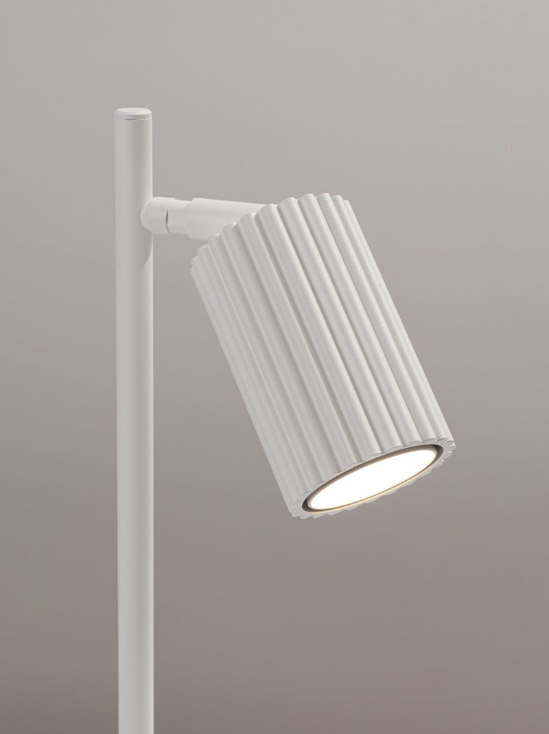 Lampe à poser Aluminium Blanc GU10 1 Karbon Blanc - Kiabi